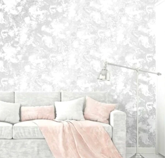 Debona Liquid Marble 6354 Light Grey Wallpaper